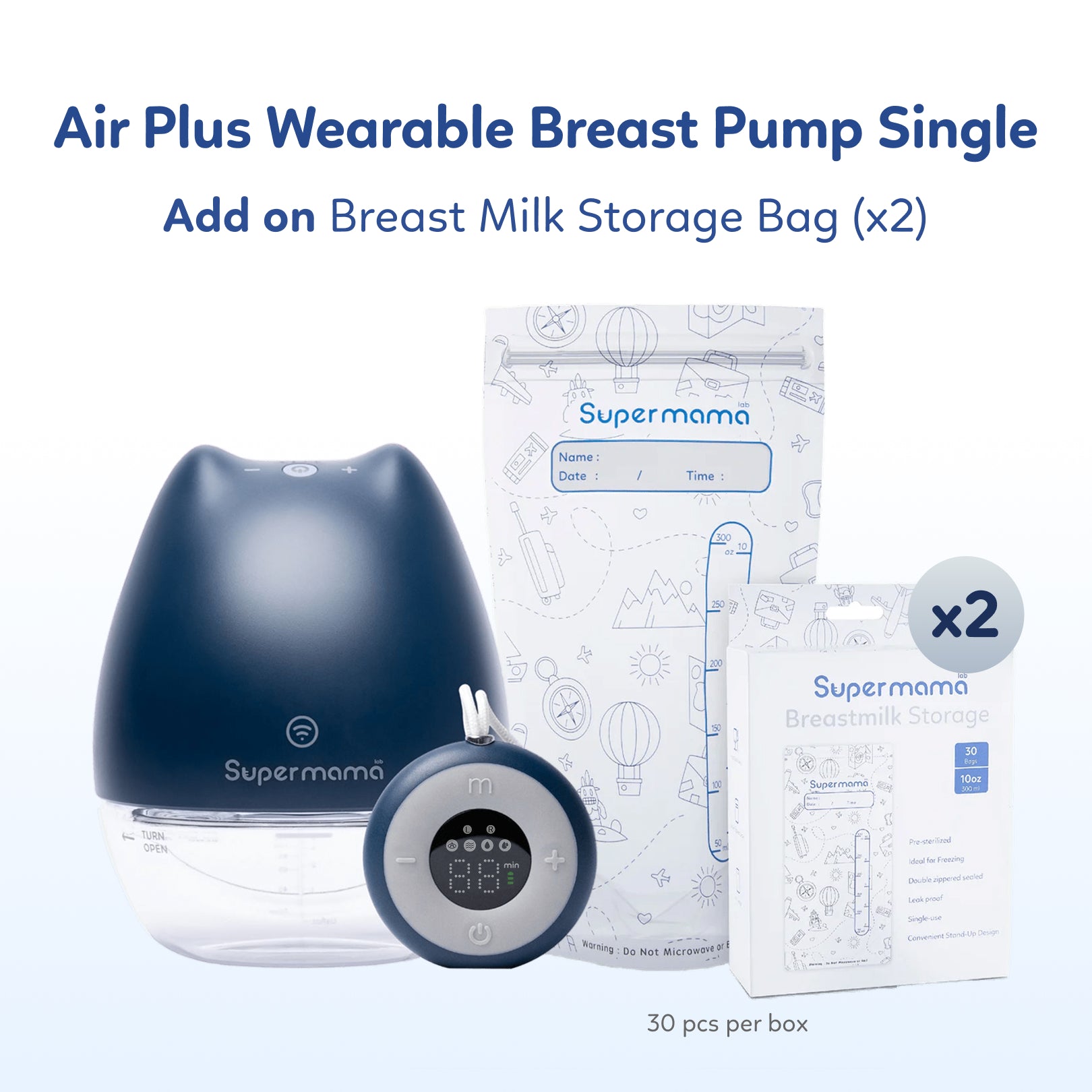 Air Plus Wearable Pump with Remote